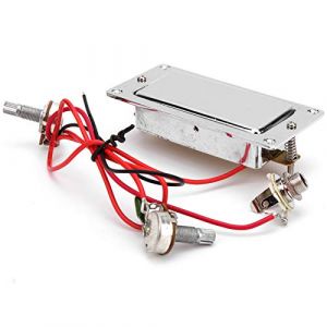 Kit précâblé de faisceau de câblage de guitare électrique, micro à double bobine avec faisceau de sortie de commande 1V1T avec pots de tonalité de volume (SHenT, neuf)