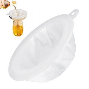 DTYGUIXE Filtre Alimentaire Filtre à Tamis Fin de 13cm Filtre à Passoire de Cuisine en Nylon Filtre Passoire à Miel Filtres à Mailles Fines pour Filtrer la Liqueur, l'Huile de Friture, 400 Mailles (PAULS PETERSONS, neuf)