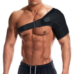 lurora2021 Support D'&Eacute;paule R&eacute;glable en N&eacute;opr&egrave;ne - Bandage &Eacute;pauli&egrave;re pour Tendinite & Blessures Sportives - L&eacute;ger et Confortable - Unisex pour &Eacute;paule Gauche/Droite(Noir) (lurora2021, neuf)