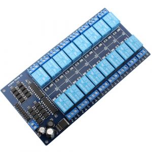 RUNCCI-YUN 1 Pi&egrave;ces 5V 16 Canal Relais Module,avec optocoupleur Module Relais,Carte d'Extension D&eacute;clencheur Haut Bas pour Raspberry Pi Arduino (RUNCCI-YUN, neuf)