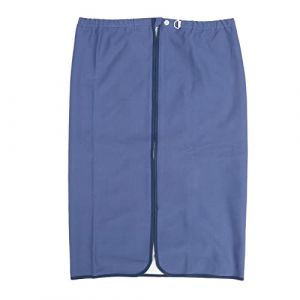 Matelas D'incontinence Imperm&eacute;able Adulte, Jupe de Matelas D'urine Portable, Jupe de Couche-culotte Absorbante R&eacute;utilisable en Coton Lavable pour Adultes, Personnes &acirc;g&eacute;es, Enfants(Bleu fonc&eacute; L) (BOLONIYA, neuf)