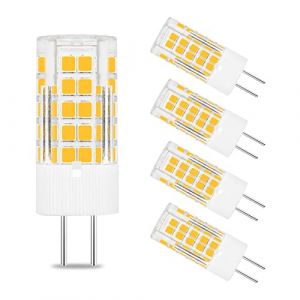 TZHILAN Lot De 5 Mini Ampoules LED GY6.35 4 W AC DC 12V 3000K JC &Agrave; Deux Broches &Eacute;quivalent 40W Blanc Chaud (TZLON-EU, neuf)
