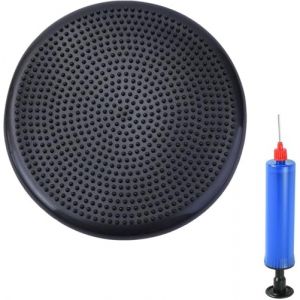 Coussin D'&eacute;quilibre,Coussin Gonflable,Coussin D'assise Ballon avec Pompe,Coussins de Stabilit&eacute; 33cm,Disque D'&eacute;quilibre,pour Le Yoga,pour Core Training,Fitness,Entra&icirc;nement d&rsquo;agilit&eacute;,Gymnastique,Noir (RONGhouse, neuf)