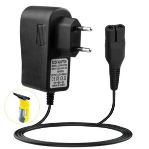 5,5V 0.6A Chargeur pour Karcher Lave Vitres WV2, WV 2 Plus Adaptateur Secteur Câble Alimentation pour Nettoyeur WV60, WV70, WV75, WV5, WV55, Replacement Chargeur Nettoyeur de Vitre, 1.5 Mètre (YangZhengYa, neuf)