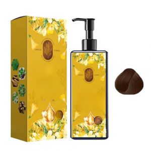 Coloration nourrissante à base de plantes - Coloration nourrissante à base de plantes - Coloration florale unique - Longue durée et naturelle - Shampooing pour cheveux gris - Pour homme et femme (LiuQing Ltd, neuf)