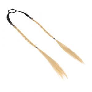 CALLARON Extension de Cheveux Tress&eacute;e pour Femme Extension de Queue de Cheval avec Cordelette Perruque Tress&eacute;e Longue (Raindrops On Roof, neuf)