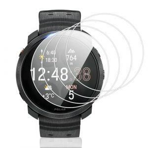 Vauki 4 Pi&egrave;ces Protection &Eacute;cran pour Polar Vantage M3 Verre Tremp&eacute; 9H Duret&eacute; Vitre Anti-Rayures HD Transparent Sans Bulles Film de Protecteur pour Polar Vantage M3 (HARMONIQUE WAY, neuf)