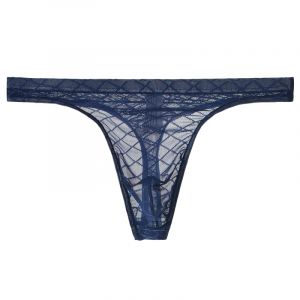 TNNRAO Hommes Strings Culottes Ultra-Mince Maille Transparent String Thongs Sexy Doux Respirant Mince Poche Hommes Culotte String Tanga (lclvld, neuf)