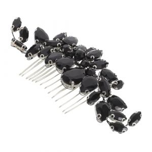 VICASKY Peigne &agrave; cheveux avec cristaux pour robes de mari&eacute;e pour femme peignes d&eacute;coratifs pour mariage peigne &agrave; cheveux pour le mariage peigne &agrave; cheveux pour le mariage peignes &agrave; cheveux pour (Belicious Helper, neuf)