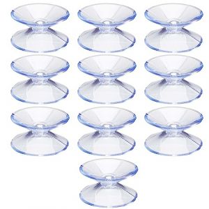 GORGECRAFT 10 Paquet Petites Ventouses 30Mm Double Face Ventouses Crochets Ventouses en Plastique Transparent Pare-Chocs de Table en Verre Supports de Ventouse pour Fenêtre en Verre Lumières de Noël (GORGECRAFT FR, neuf)