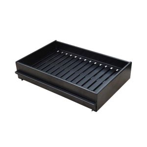 Grille de cuisson pour barbecue avec tiroir récupérateur de cendres - Métal Rack 50 x 33 x 11 cm (Maestro Ferretero, neuf)