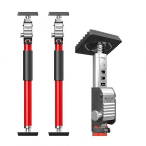 3-H Etai Telescopique Reglable 2pcs 40-70 cm, Étai de Porte Tout Acier Épais | Charge Max 75kg | Étai de Soutien Télescopique pour Plaque de Plâtre, Cadre de Porte, Installation d'armoire Diy, Rouge (IGLAMOUR STORE, neuf)