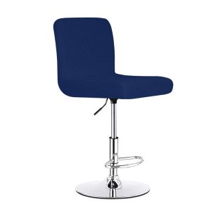 ZZDZW Extensible Housse-Couvre de Tabouret de Bar Pivotante avec Dossier Lot de 1/2/4/6, Scandinave Incurvee Couverture de Tabouret Haute Housse Chaise de Salle a Manger (Pooneeliff, neuf)