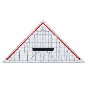 Rumold &Eacute;querre TZ et g&eacute;om&eacute;trique/1158 en plastique transparent 32,5 cm (Conipa Online - tres bien, neuf)