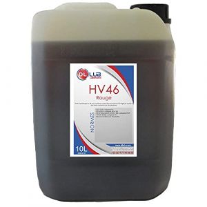 DLLUB - HUILE HYDRAULIQUE HV 46 couleur ROUGE - 10 litres (DLLUB SAS, neuf)