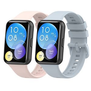 MIJOBS Bracelets en Silicone Compatible avec Huawei Watch Fit 2/Active/Elegant/Classic Bracelet Multicolore Sport Bracelet de Remplacement pour Huawei Watch Fit 2 Montre Intelligente (AL_InoThink EU, neuf)