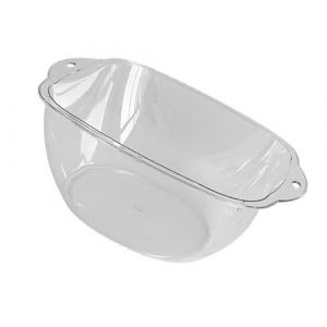 Garosa Lavabo en Plastique Transparent, Bassin pour le Visage en PET &eacute;paissi pour les Voyages en Dortoir &agrave; la Maison, Lavabo Transparent Compact Id&eacute;al pour le Nettoyage du Visage et le Linge (M) (yapdi, neuf)