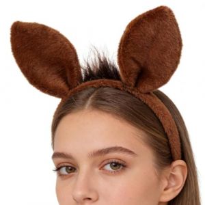 Bandeau &agrave; cheveux pour femme, adorable oreilles de cheval confortable | Bandeau spa pour se laver le visage | Pour bal masqu&eacute;, spectacles sur sc&egrave;ne, voyages, vacances, maison, spa, salle de bain (genfei, neuf)