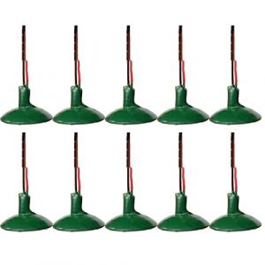 SPORTARC Lot de 10 lampadaires &agrave; &eacute;chelle O/HO pour mod&egrave;le de lampadaire de rue mod&egrave;le de lampe murale Poteaux de plafond LED (popmall-eu, neuf)