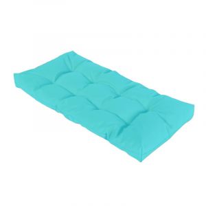 Coussin de Banc Extérieur 1 2 3 ou 4 places, 8cm Coussins de Balancelle Jardin Imperméable Antidérapant Mobilier d'extérieur Coussin d'assise Rectangulaire Pour Terrasse Fenêtre,Sky blue,170x60cm (duyonguk, neuf)