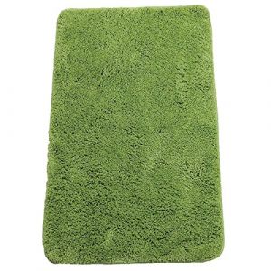 Brandsseller Tapis de Bain 70x120 cm Tapis de Salle de Bain Paillasson de Salle de Bain rectangulaire Chenille antid&eacute;rapant Absorbant Lavable en Machine - Vert (brandsseller, neuf)
