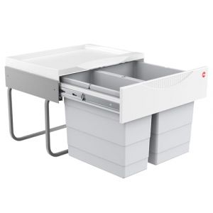 Hailo 3644701 Collecteur de d&eacute;chets TR Swing 50.2/30 pour armoires d'une Largeur Minimale de 500 mm avec Porte pivotante (S&O Handelsgesellschaft mbH, neuf)
