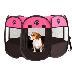 Parc Chaton 73 x 73 x 43 cm, Pliable Parc a Chat Chiot pour Animaux de Compagnie Int&eacute;rieur et ext&eacute;rieur (EUBSWA-FR, neuf)