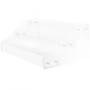 HAMPPLIES Présentoir Transparent pour Chewing-gum Niveaux pour Boutique Magasin Distributeur Bonbons Organisateur de Comptoir Robuste et Pratique (Chfaan, neuf)