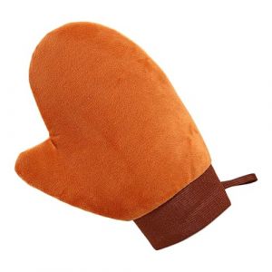 Tan Mitt | applicateur auto-pertinent sans soleil | Gants de bronzage velours | Application rapide gants de massage paresseux pour la peau sensible maison douche voyage femmes hommes faire (Tieldern, neuf)