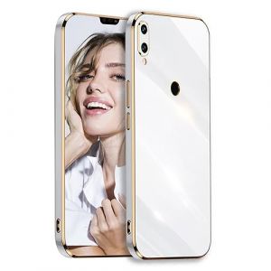 POUHYE Coque pour Huawei P20 Lite &Eacute;tui, Galvanis&eacute; Silicone Case Antichoc Anti Rayures Souple TPU Cover Housse L&eacute;g&egrave;re Protection Cam&eacute;ra Coque pour Huawei P20 Lite Blanc (SUPGUARD-EU, neuf)