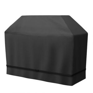 Housse de Barbecue à gaz imperméable avec Sangles réglables pour Weber, Genesis, Charbroil, 141 x 65 x 106 cm, Noir (zhuoshixuan-fr, neuf)