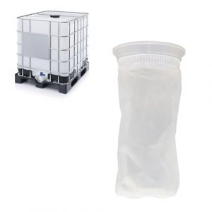 Filtre IBC en Nylon, Mikiuly, Blanc, Rectangulaire, Filtre à Eau de Pluie, pour Réservoir d'eau de Pluie IBC, Blanc (LIYANHO, neuf)