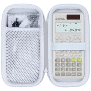 Peyyargo Hard Étui de Protection Compatible avec Casio FX-92/fX-991ES Plus 2/FX-570Es Plus 2/FX-991 CW/FX-991EX/FX-85MS/FX-87DE Plus 2/FX-83GTCW/fX-115ESPLUS2 Calculatrice Scientifique (Blanc) (Peyyargo, neuf)