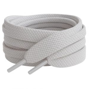 Pimp My Shoes Lacets plats color&eacute;s pour tennis, chaussures de skateboard, bottes, Converse, Nike, Puma 120 cm x 10 mm - multicolore - gris, (Reis of London, neuf)