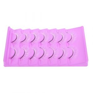 Healvian 7 Faux Cils Blancs Naturels Synthétique de Cils Imposants Idéaux pour Cosplay et Événements Spéciaux (Pxinyao, neuf)