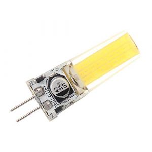GRV G4 COB 2508 5 W DC12 ~ 24 V Cabinet LED Coque en silicone Cristal de lumi&egrave;re halog&egrave;ne de 40 W Track ampoule de remplacement, blanc froid, g4, 5.00 wattsW 12.00 voltsV (FRGRV, neuf)