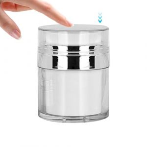 Pot avec pompe airless - pot &agrave; cr&egrave;me portable, r&eacute;cipient de voyage &eacute;tanche | bouteilles sous vide pour cr&egrave;me, pot cosm&eacute;tique avec pompe airless professionnelle, distributeur pour (xiuqn, neuf)