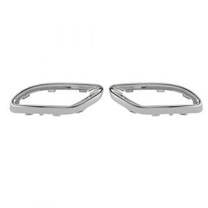 Couvercle De Tuyau D'&eacute;chappement Arri&egrave;re, Garnitures De Couvercle D'embout D'&eacute;chappement en Chrome Brillant De Remplacement pour Mercedes‑Benz A B C E GLC CLS‑Class W177 W247 W205 W213 X253 C257 (KSTE, neuf)