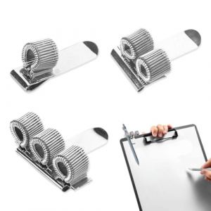 GHPKOTW 3 Porte-Stylo Infirmi&egrave;re, Porte-Stylo Triple De Poche, Support De Stylo Pour Bloc-Notes, Fabriqu&eacute; En M&eacute;tal, Clip D'Attache Robuste, Compatible Avec La Majorit&eacute; Des Tailles De Stylo (ZBr4469, neuf)