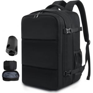KINGSLONG Sac &agrave; Dos de Voyage: Sac a Dos Sous Vides Sac &agrave; Main pour Avion pour Femmes et Hommes Sac &agrave; Dos Pour Ordinateur Portable 17,3 Pouces Sac de 33L &eacute;tanche Avec Pompe Noir (KINGSLONG, neuf)