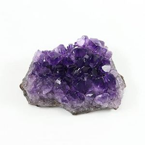 Nvzi Amethyste Pierre Naturelle, Cristaux Et Pierres Pr&eacute;cieuses, Pierre Semi Precieuse Et Min&eacute;raux, Lithotherapie Pierre De Protection Cristal, Kit Sorcellerie, Deco Salon, Chakra, Environ 100G (ONFSLX, neuf)