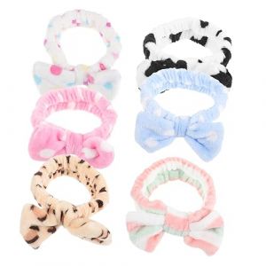 KOMBIUDA Serrage-t&ecirc;te Femme R&eacute;utilisable Coiffe De Bain Cosm&eacute;tique Accessoires De Spa Serrage-t&ecirc;te &Eacute;lastique Pour Maquillage (Busk Sunset, neuf)