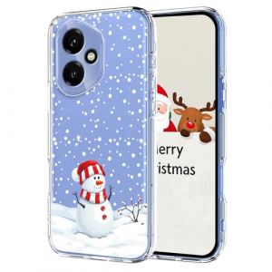 TAUYN Coque pour Honor 400, Coque Transparente TPU Anti-Choc et Anti-Chute de No&euml;l R&eacute;sistante aux Rayures et aux impacts, Durable, Design Ultra-Fin et l&eacute;ger. Bonhomme de Neige (Kuaigu, neuf)