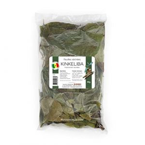 Kinkeliba/Quinqu&eacute;liba - Feuilles enti&egrave;res s&eacute;ch&eacute;es r&eacute;colt&eacute;es &agrave; la main - 50g S&eacute;n&eacute;gal (Moushenco, neuf)