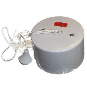 Interrupteur &agrave; tirette bipolaire 16 A avec n&eacute;on (CamdenTools, neuf)