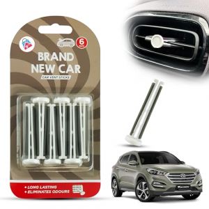 Lot de 6 b&acirc;tons d'a&eacute;ration de voiture longue dur&eacute;e de 6 cm, parfum de voiture neuve, d&eacute;sodorisant et &eacute;limination des odeurs, fra&icirc;cheur des voitures sans effort (House of Vogue, neuf)