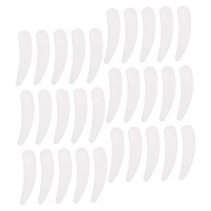 Vaguelly Cuillères Cosmétiques 100 Pièces En Porcelaine Blanche Spatules Pour Masque Facial Outils D'application Cuillère à Crème Visage Adaptées Aux Soins Peau Maquillage (Bustling Xin, neuf)