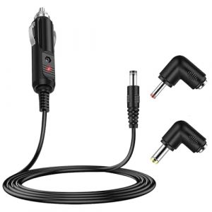 Bloc d'alimentation de Voiture 12 V DC - Câble 5 A - Chargeur Allume-Cigare - 3 m - pour Lecteur DVD, routeur, GPS, Appareil Photo, CCTV (SFSGHS-UKD, neuf)
