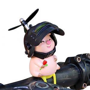 Sonnette Velo, Petite Corne De Vélo en Forme De Cochon, Klaxon De Vélo Mignon pour Enfants Et Adultes Jouet Cochon en Silicone Jouet Cochon en Silicone À Clipser sur Le Guidon (Okssud, neuf)