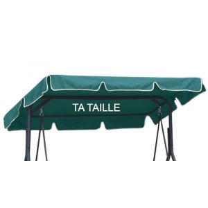 Ferocity Personnalis&eacute;e Toit de Rechange pour balancelle Canop&eacute;e pour Balancelle de Jardin balan&ccedil;oire Soleil Toit r&eacute;sistant au Soleil Ta Taille sur Commande Vert [101] (ferocity-shop, neuf)